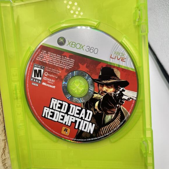 Red Dead Redemption Xbox 360 CIB Map & Manual Tested - Picture 3 of 8